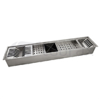 Canal Calha Organizador Úmida De Cozinha Aço Inox 304 C/ 5 Mó