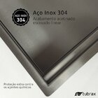 Canal Calha Organizador Úmida De Cozinha Preto Aço Inox 304 C