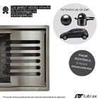 Canal Calha Organizador Úmida De Cozinha Preto Aço Inox 304 C