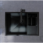 Canal Equipado Preto Calha Úmida Inox Completa Com 3 Módulos