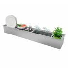 Canal Organizador em Inox 1050mm Ghel Plus