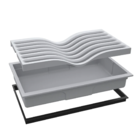 Canal Organizador Para Pratos Modular Branco - Metasul