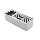 Canal Organizador Sobrepor Tramontina Inox 45x18 C/ Acessórios