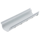 Canal para Escoamento pluvial com Média Vazão de Polipropileno Natural 50x13x7.5cm Branco Odem