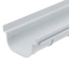 Canal para Escoamento pluvial com Média Vazão de Polipropileno Natural 50x13x7.5cm Branco Odem