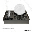 Canal Úmido Organizador Calha De Cozinha em Aço Inox 304 C/3