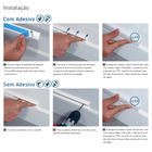 Canaleta 20x12 2Metros sem Divisória com Adesivo Sistema X Pial Legrand