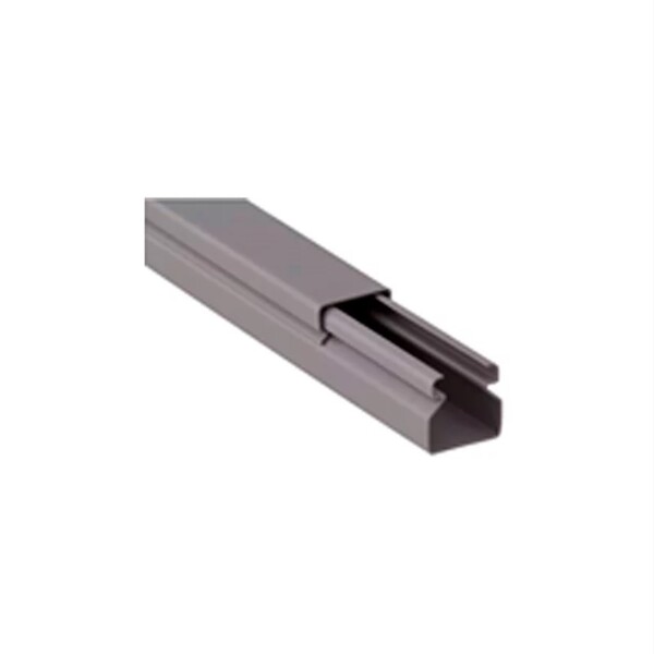 Canaleta 50x50mm Lisa Fechada Cinza 2 Metros - Dutoplast