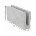 Canaleta de Concreto Estrutural 14x19x39cm Ivemar