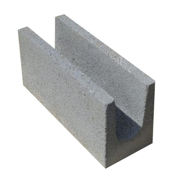 Canaleta de Concreto U 14x19x39cm Blocos Zé Bolacha