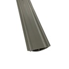 Canaleta P/ Piso Chão Cabos Fios 2 Divisórias 50x15 Cinza 2m