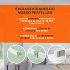 Canaleta Perfil Flexível Para Fita Led 2m Ip68 Sobrepor – Uso