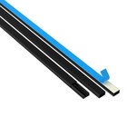 Canaleta Preta 5 Metros Com Fita Adesiva Dupla Face Cola Marc