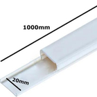 Canaleta Preta  10 Metros Com Fita Adesiva Dupla Face Cola Ma