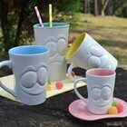 Caneca 300ml ''zé Rostress' Ceraflame Gourmet Branco Fosco/al