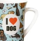 Caneca 330ml De Porcelana Class Home Dog Fina