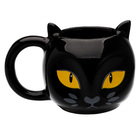 Caneca 3d Gatinho Preto 300 Ml Caneca Cerâmica Gato Preto