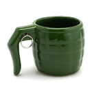 Caneca 3d Granada Verde 300 Ml Grenade Mug Green
