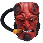 Caneca 3d Hellboy Super Realista Herói Bastante Incomum