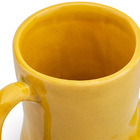 Caneca 3d Pata De Gato 400 Ml Cerâmica Patinha Pet Amarela