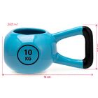 Caneca 3d Peso Academia Kettlebell Crossfit Cerâmica Azul