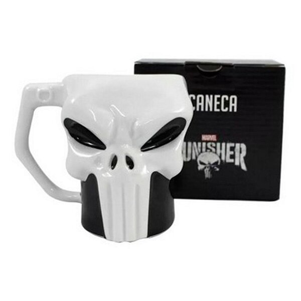 Caneca 3d The Punisher (justiceiro) Caveira: Marvel
