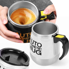 Caneca 400ml Elétrica Branco Mixer Magnético Stirring Mug Rec