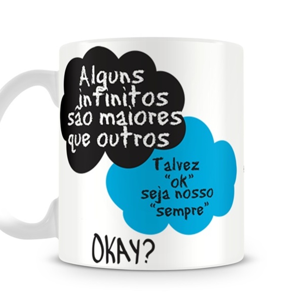 Caneca A Culpa É Das Estrelas Infinitos