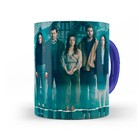 Caneca A Maldição Da Residência Hill Elenco - Interior E Alça