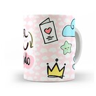 Caneca A Melhor Tia Do Mundo - Interior E Alça Branca