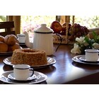 Caneca Aço Esmaltado 8cm 370ml Branco Ewel