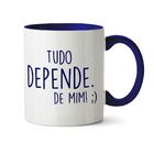 Caneca Administração - Interior E Alça Azul Escuro