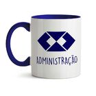 Caneca Administração - Interior E Alça Azul Escuro