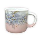 Caneca Ágata Café Com Leite Chá De Porcelana 200 Ml Colorida