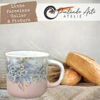 Caneca Ágata Café Com Leite Chá De Porcelana 200 Ml Colorida