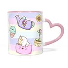 Caneca Alça De Coração Forte E Corajosa