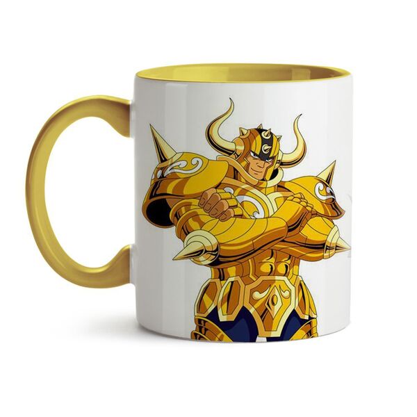 Caneca Aldebaran Cavaleiros Do Zodíaco - Interior E Alça Amar