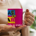 Caneca Amigas Em Primeiro Lugar Mae