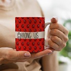 Caneca Among Us Shhhh Vermelho