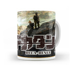 Caneca Anime Deca Dence Banner - Interior E Alça Branca