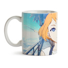 Caneca Anime Deca Dence Natsume Face Interior E Alça Branca