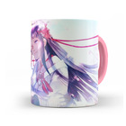 Caneca Anime Naruto E Hinata Love - Interior E Alça Rosa