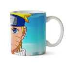 Caneca Anime Naruto Face - Interior E Alça Branca