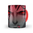 Caneca Anime Naruto Gaara - Interior E Alça Vermelho