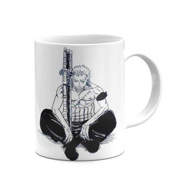 Caneca Anime One Piece Envio Imediato Cerâmina 325ml Branca