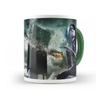 Caneca Arrow Vigilante 01 - Interior E Alça Verde Escuro