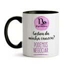 Caneca Astral Meu Signo Capricornio - Interior E Alça Preta