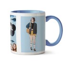 Caneca Atypical Poster - Interior E Alça Azul Claro