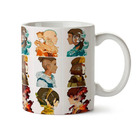 Caneca Avatar Rostos - Interior E Alça Branca