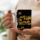 Caneca Baby Yoda Que A Força Esteja No Café